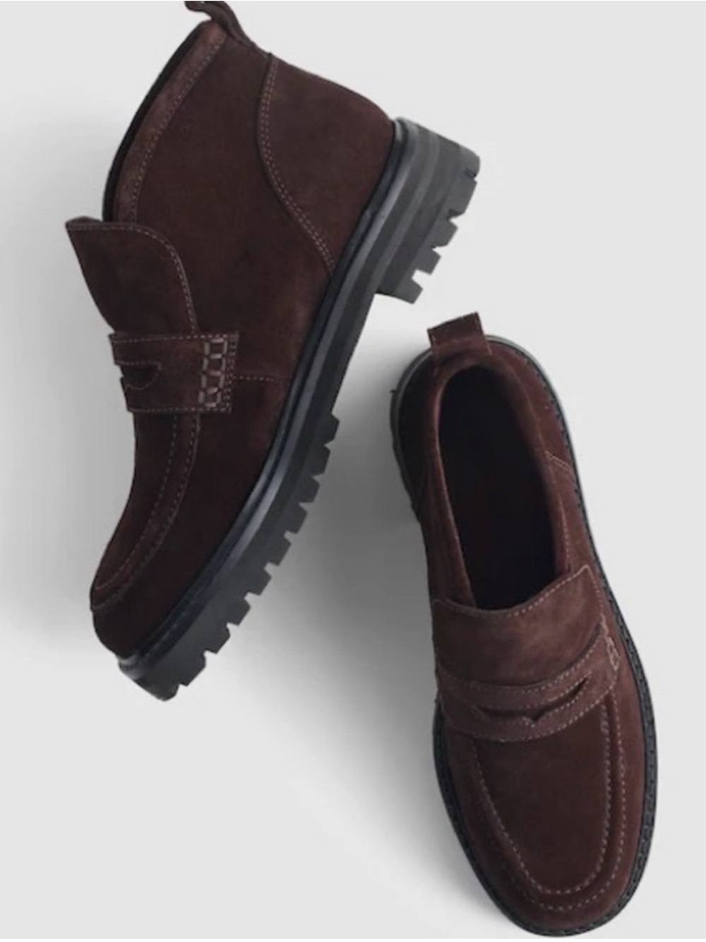 NEW Madewell The Ryder Ankle Boot in Coffee Bean size 9.5 NY377 $198 lug sole